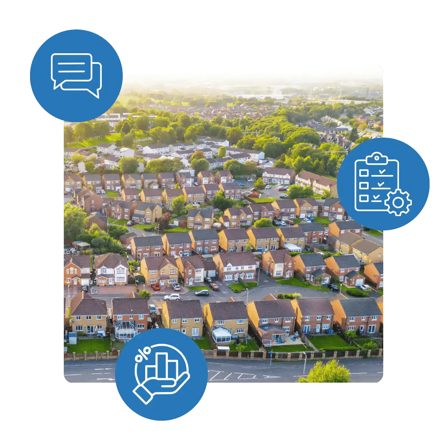 Social-housing exterior, Cheshire site